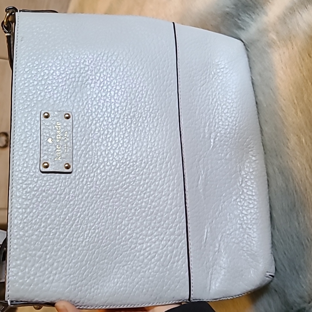  Kate Spade Southport Avenue Cora Crossbody Bag Moussfrost Grey # WKRU1769
